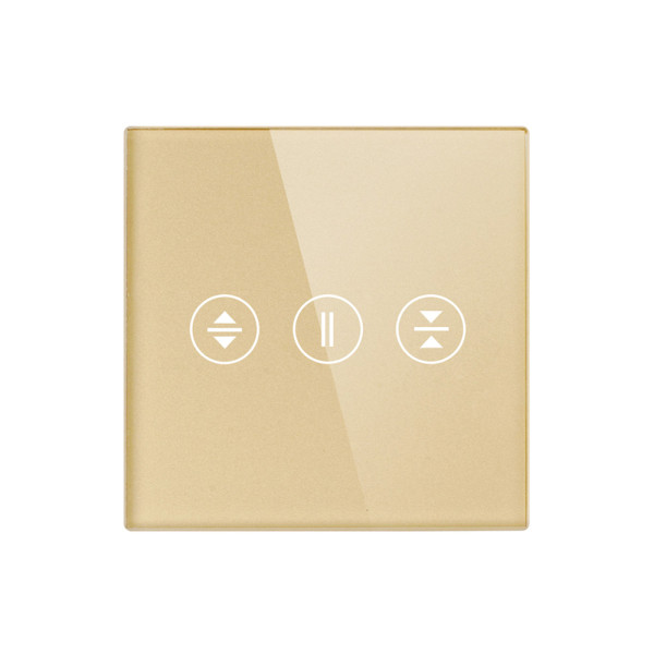 ELEMENT SMALL GLASS PANEL SHUTTER, GOLD                                                                                                                                                                                                                        