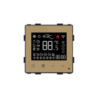 ELEMENT ZIGBEE WATER FLOOR THERMOSTAT, GOLD                                                                                                                                                                                                                    