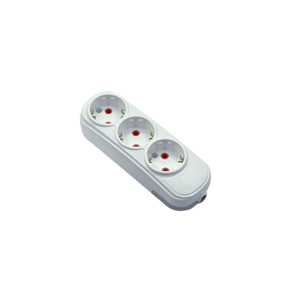 TRIPLE MULTISOCKET HF 16A, WHITE                                                                                                                                                                                                                               