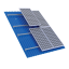 STRUCTURE FOR SANDWICH ROOF 560W PANEL 10kW,SET                                                                                                                                                                                                                