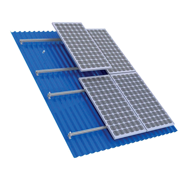 STRUCTURE FOR SANDWICH ROOF 560W PANEL 10kW,SET                                                                                                                                                                                                                