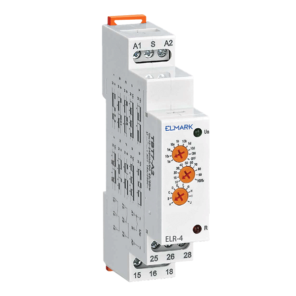 ELR-4 MULTIFUNC. RELAY 12-240V AC/DC 2ХSPDT 2x16А