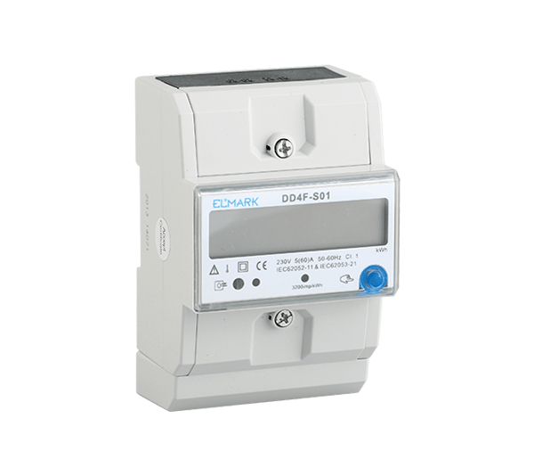 CONTATORE ELETTRICO MONOFASE DD4F-S01 5/60 230V