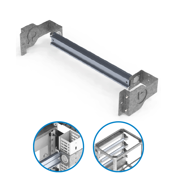 RAT- DIN-RAIL FIXING SET 80                                                                                                                                                                                                                                    