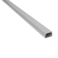2m. 40x25 PLASTIC CABLE TRUNKING CT2 GRAY