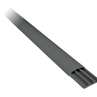 2m 70x20  FLOOR TYPE PLASTIC CABLE TRUNKING CT2 GREY                                                                                                                                                                                                           