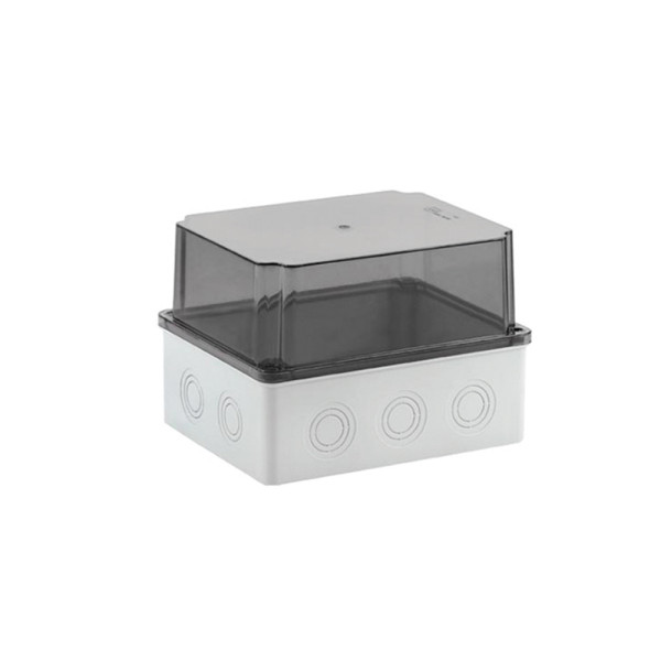 DISTRIBUTION BOX 190X150X140 TRANSPARENT LID, IP65                                                                                                                                                                                                             