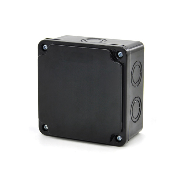 DISTRIBUTION BOX 110X110X74 BLACK, IP65                                                                                                                                                                                                                        