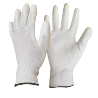 POLYESTER GLOVES COATED WITH PU SIZE 9