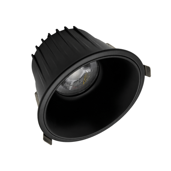 EL-DL6819 LED down light 12W 230V 4000K dimmable black IP65                                                                                                                                                                                                    