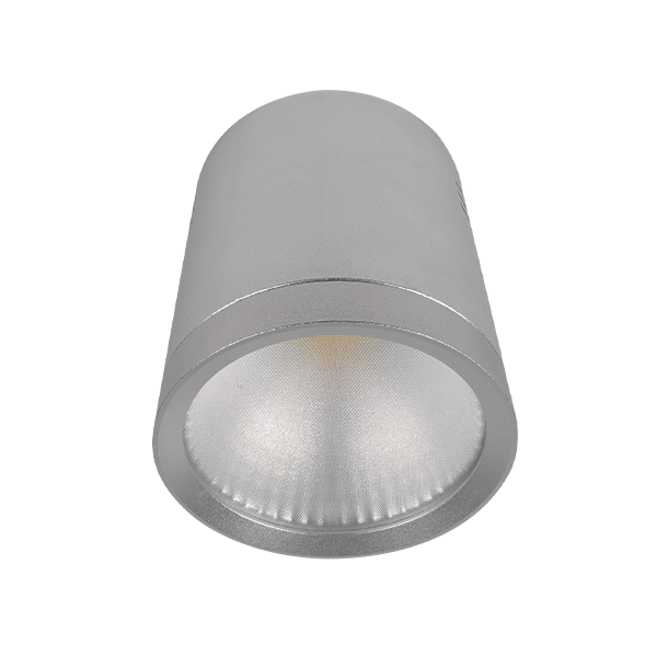 LED FARETTO DA INCASSO RDLOMCOB 10W 230W 2700K 60° GRIGIO MONTAGGIO SUPERFICIALE