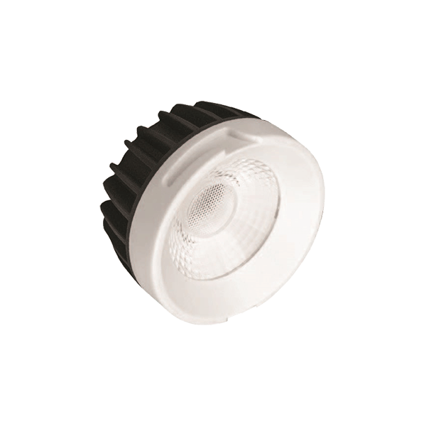 BASE COB LED 13W 3000K, 36ᴼ, ANELLO IN METALLO