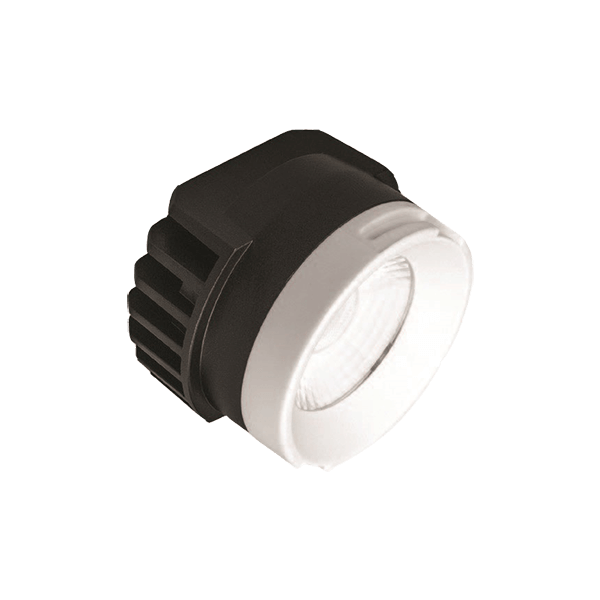 BASE LED COB DIMMERABILE 18W 3000K, 36ᴼ, ANELLO IN METALLO