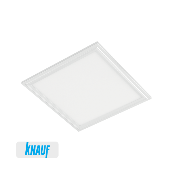 PANNELLO A LED PER GK 40W 6400K 595x595x9mm CORNICE BIANCA