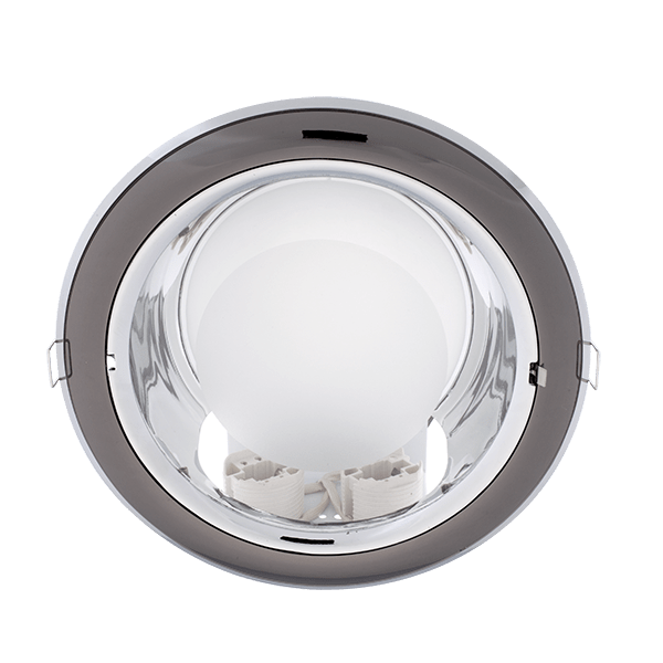 GL206 DOWNLIGHT 2XG24 GRAPHITE/CHROME MODEL 2