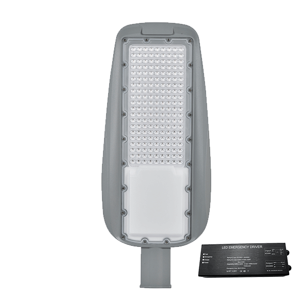 PRAGUE SMD APPARECCHIO DI ILLUMINAZIONE STRADALE LED 150W 5500K IP65+UNITÀ DI EMERGENZA