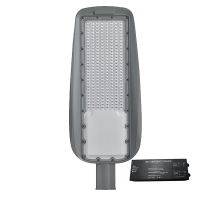 PRAGUE SMD APPARECCHIO DI ILLUMINAZIONE STRADALE LED 200W 5500K IP65+UNITÀ DI EMERGENZA