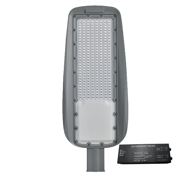 PRAGUE SMD APPARECCHIO DI ILLUMINAZIONE STRADALE LED 200W 5500K IP65+UNITÀ DI EMERGENZA