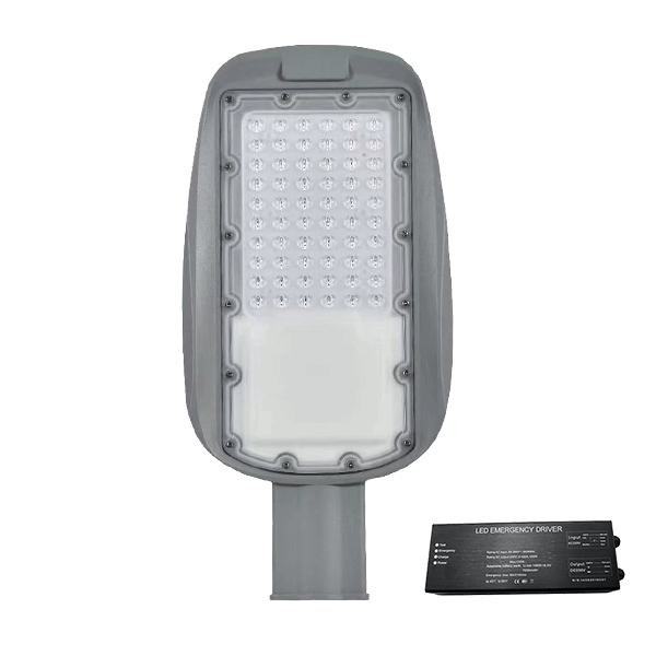 PRAGUE SMD APPARECCHIO DI ILLUMINAZIONE STRADALE LED 30W 4000K IP65+UNITÀ DI EMERGENZA