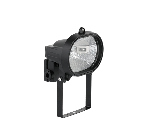 LED FARO, TIPO &quotALOGENO" CON LAMPADA LED J78 5.5W, NERO