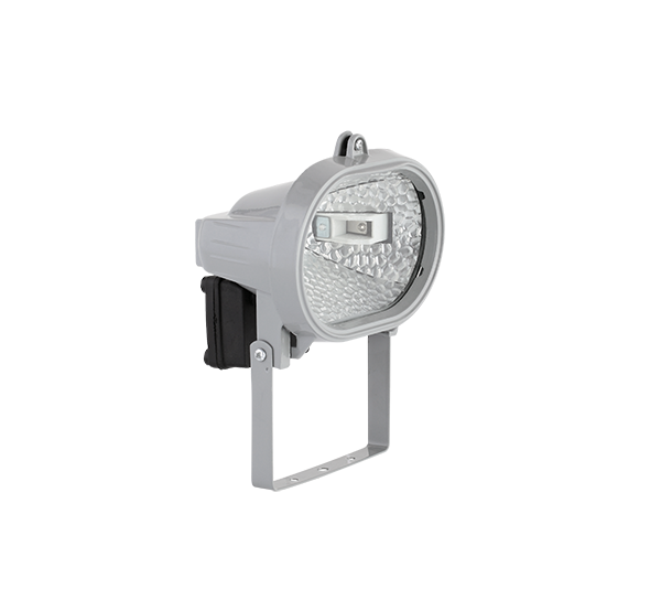 LED FARO, TIPO &quotALOGENO" CON LAMPADA LED J78 5.5W, GRIGIO