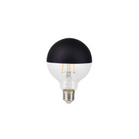 ELMARK INDIRECT LED  GLOBE G95 6W E27 3000K BLACK                                                                                                                                                                                                              