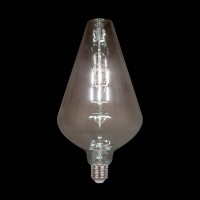 LED LAMPADA VINTAGE DIMMERABILE 5W E27 ∅130 2800-3200K AFFUMICATO