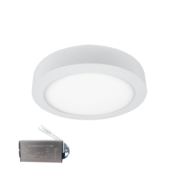 STELLAR LED PANNELLO ROTONDO MV 18W BIANCO Ф219MM CON BLOCCO DI EMERGENZA