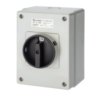 EC660 SURFACE SCHUNTING SWITCH 2P 63A BLACK                                                                                                                                                                                                                    