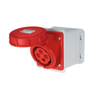 EC690 WALL MOUNT. SOCKET 16A IP67 3P+E 380-415V                                                                                                                                                                                                                