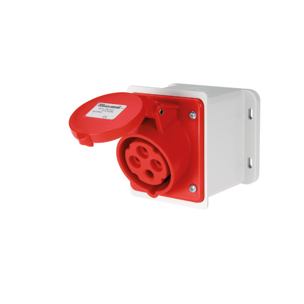 EC690 WALL MOUNT. SOCKET 16A IP44 3P+N+E 346-415V                                                                                                                                                                                                              