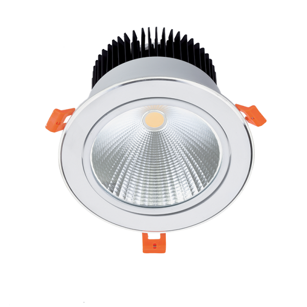 LED FARETTO DA INCASSO RDL60COB 20W 230V 2700K 60° BIANCO