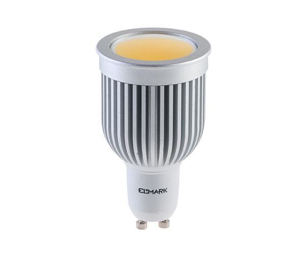 LED ЛАМПА LEDCOB 5W GU10 230V ТОПЛО БЯЛ                                                                                                                                                                                                                        