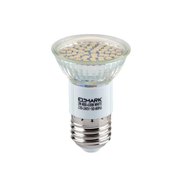 LED LAMP LED60SMD3528 3W E27 230V WHITE                                                                                                                                                                                                                        