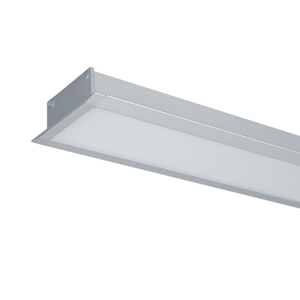 LED PROFILES RECESSED MOUNTING S77 64W 6500K 1500MM GREY                                                                                                                                                                                                       