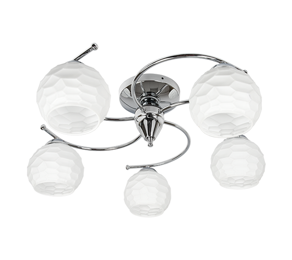 11155 ATHENA CHANDELIER 5ХЕ27 CHROME                                                                                                                                                                                                                           