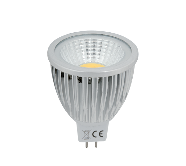 LED LAMP LEDCOB 5W GU5,3 12V AC/DC WARM WHITE                                                                                                                                                                                                                  