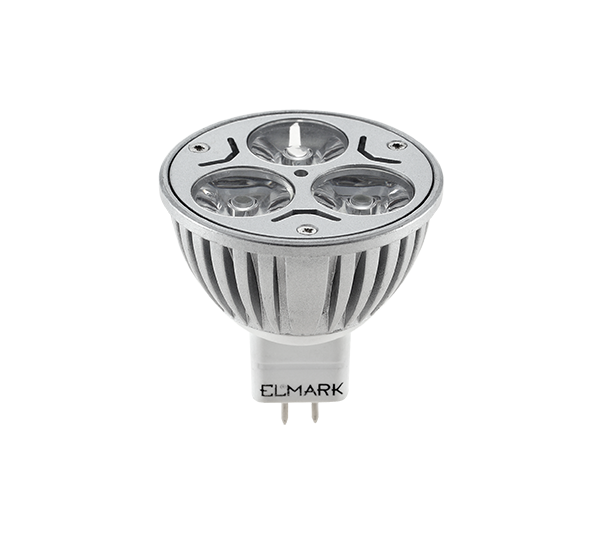 LED ЛАМПА LED3 3W GU5,3 12V ТОПЛО БЯЛ