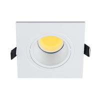 LED PLASTIC SQUARE SPOTLIGHT COB 7W 2700-3000K WHITE                                                                                                                                                                                                           